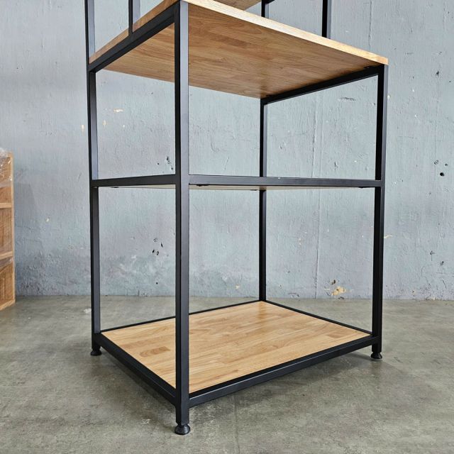 Kệ nhà bếp 65x50x120cm gỗ cao su KB68069