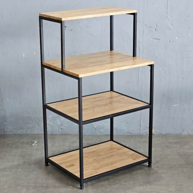 Kệ nhà bếp 65x50x120cm gỗ cao su KB68069
