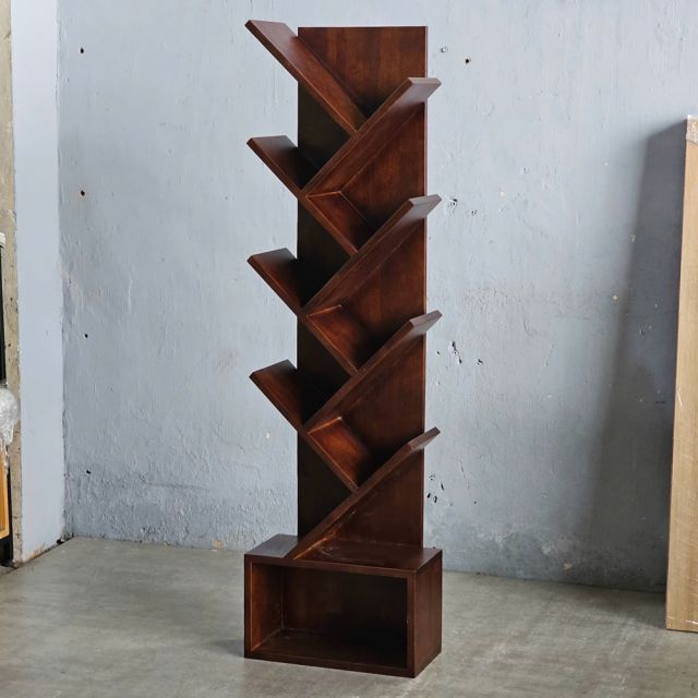 Kệ Sách Hình Nhánh Cây Đẹp Bằng Gỗ KS68016