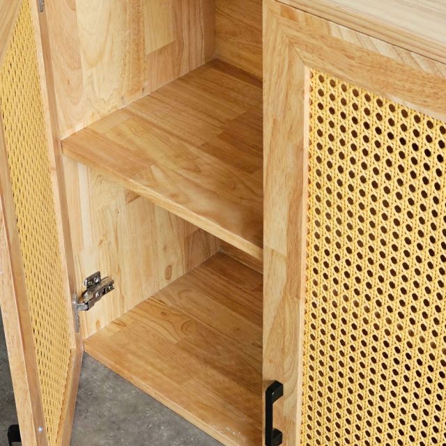 bộ tủ bếp mini gỗ cao su tự nhiên