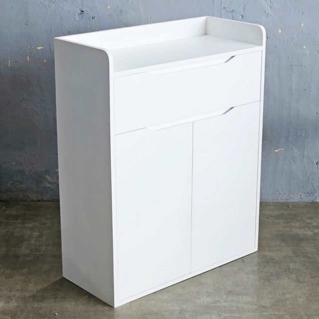 Tủ giày có hộc kéo 80x35x110cm gỗ cao su KG68091