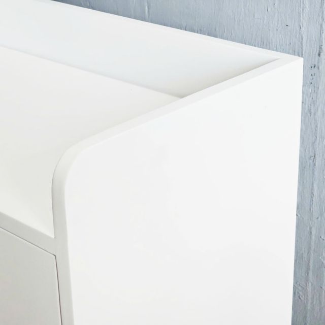 Tủ giày có hộc kéo 80x35x110cm gỗ cao su KG68091