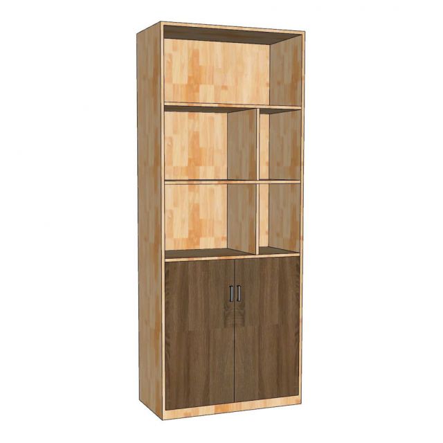 Tủ hồ sơ 80x40x200cm gỗ THS68081