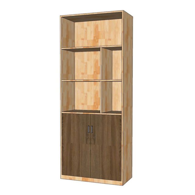 Tủ hồ sơ 80x40x200cm gỗ THS68081