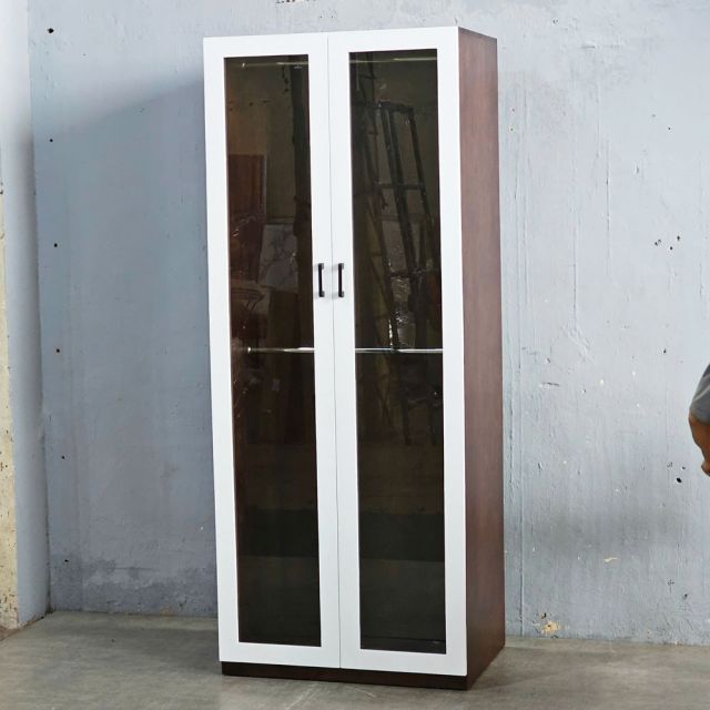 Tủ quần áo 80x55x200cm gỗ cao su TQA68064