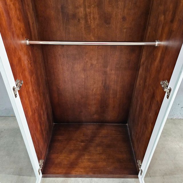 Tủ quần áo 80x55x200cm gỗ cao su TQA68064