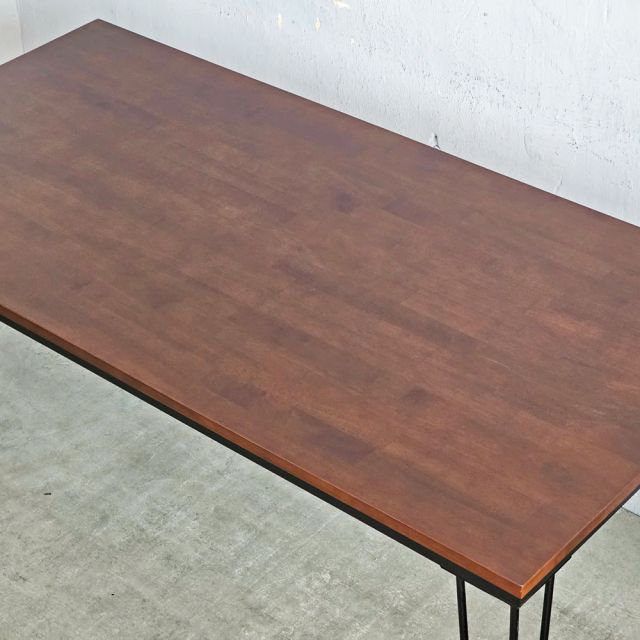 Bàn ăn chữ nhật 140x70cm gỗ cao su BA68245