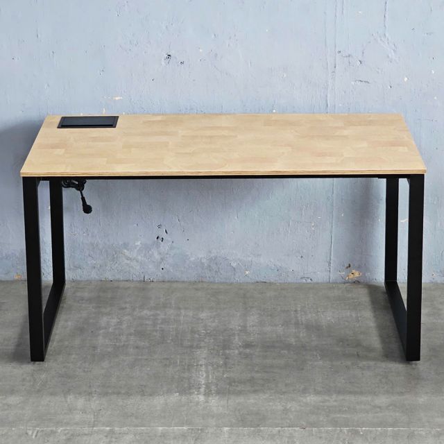 Bàn công nghệ ZDesk 140x70cm gỗ plywood vân Cut Trunk ZD017