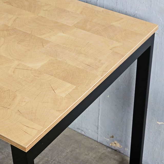 Bàn công nghệ ZDesk 140x70cm gỗ plywood vân Cut Trunk ZD017