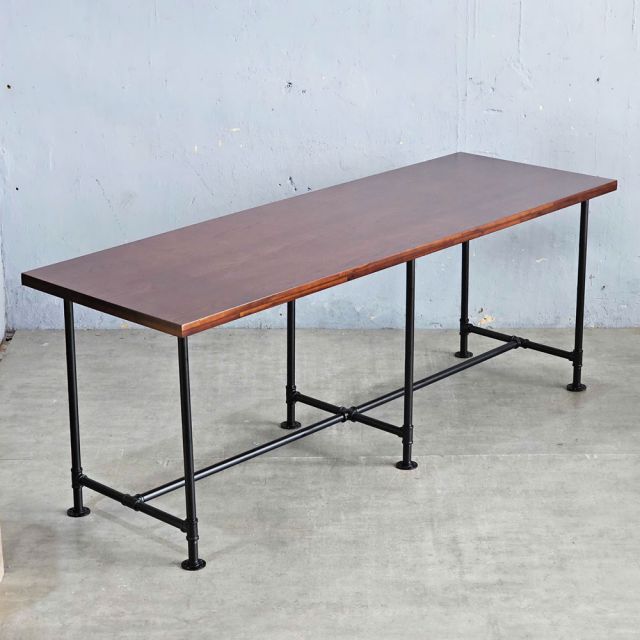 Bàn cụm 2 người 200x68cm gỗ otim phủ veneer sồi PPF020