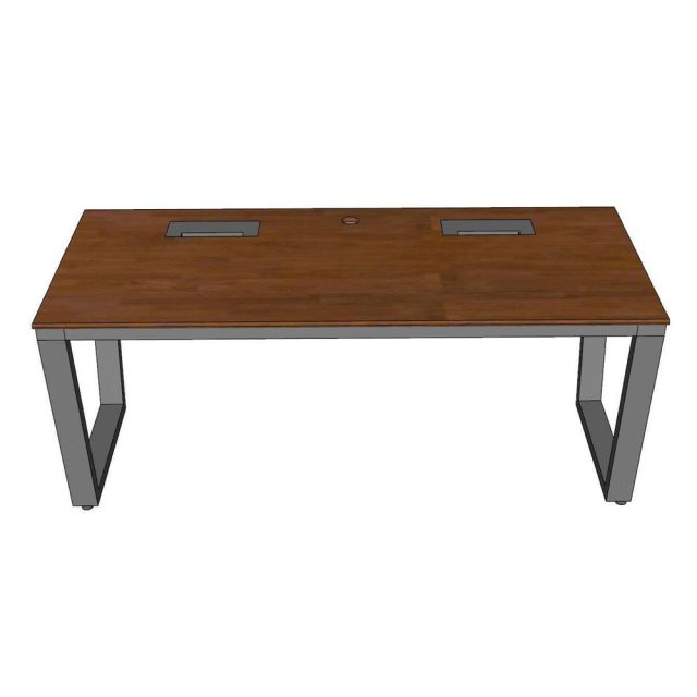 Bàn giám đốc 180x80cm gỗ cao su BGD68079