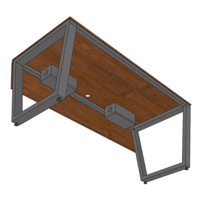 Bàn giám đốc 180x80cm gỗ cao su BGD68079