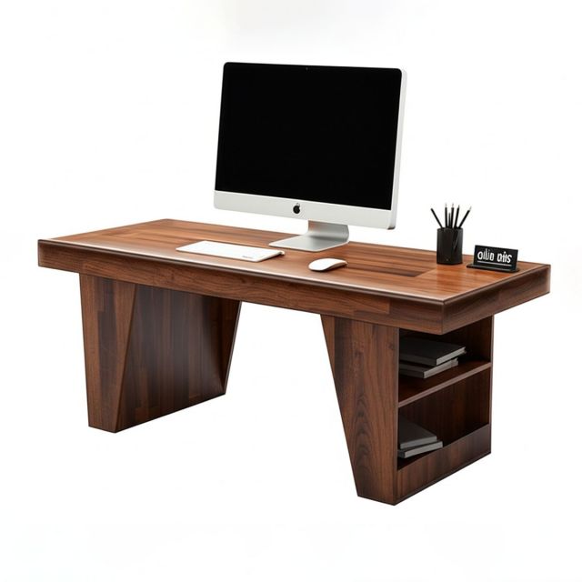 Bàn giám đốc PRESA 180x70cm gỗ cao su BGD68077