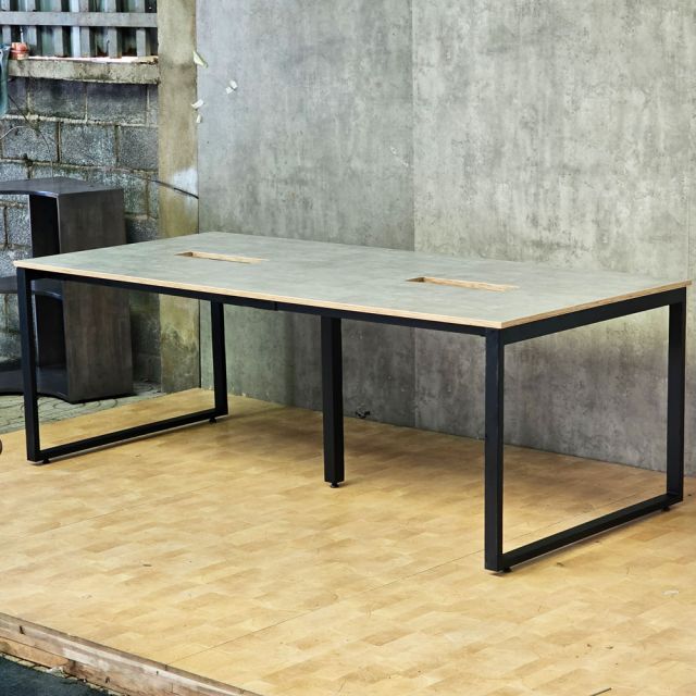 Bàn cụm 4 chô ngồi 240x120cm gỗ plywood HBRT109