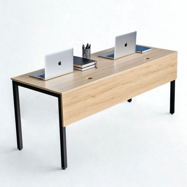 Bàn làm việc 180x70cm gỗ plywood chân sắt hệ UConcept HBUC065 Bàn làm việc 180x70cm gỗ plywood chân sắt hệ UConcept HBUC065