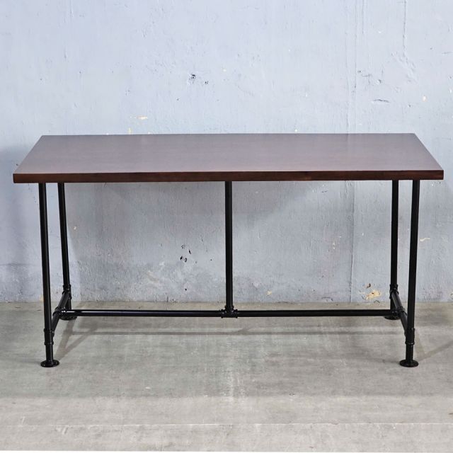 Bàn làm việc ống nước 150x68cm gỗ otim phủ venner sồi