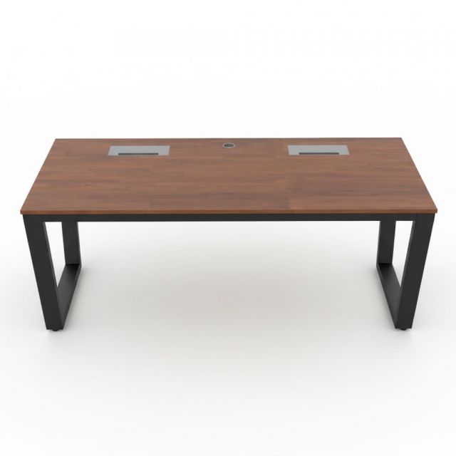 Bàn giám đốc 180x80cm gỗ cao su BGD68079
