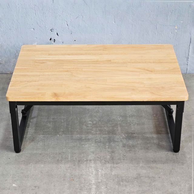 Bàn ngồi bệt gấp gọn 70x50cm gỗ cao su IDE003