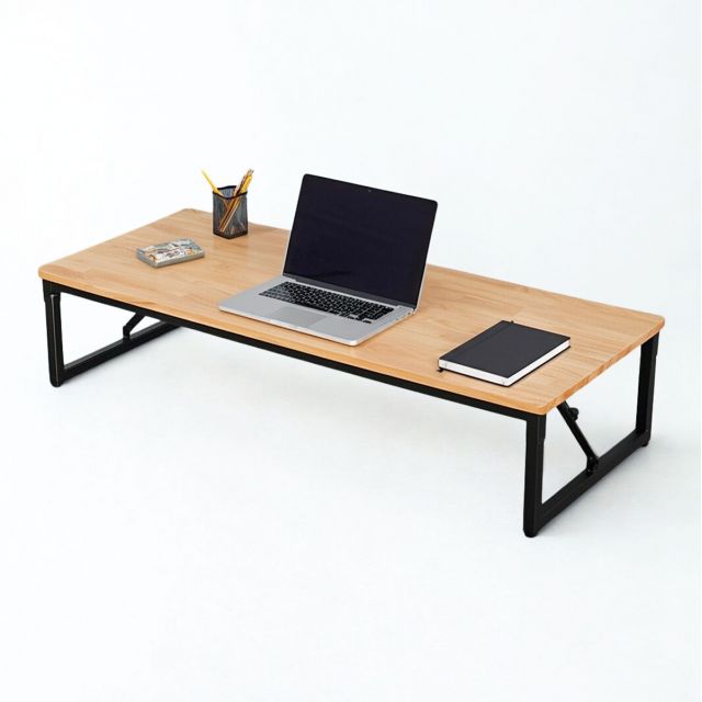 Bàn ngồi bệt gấp gọn 120x50cm gỗ cao su IED004 Bàn ngồi bệt gấp gọn 120x50cm gỗ cao su IED004