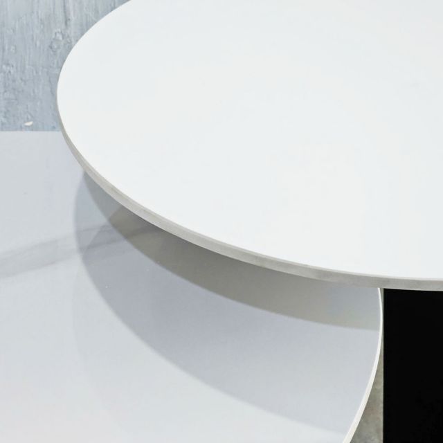 Bàn sofa đôi mặt đá ceramic chân sắt TT68287