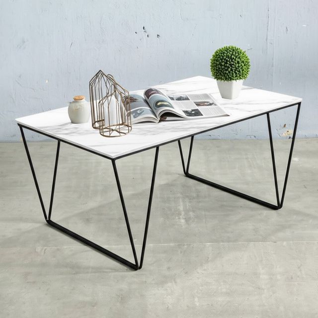 Bàn sofa VECTI 100x60cm mặt đá ceramic TT68320