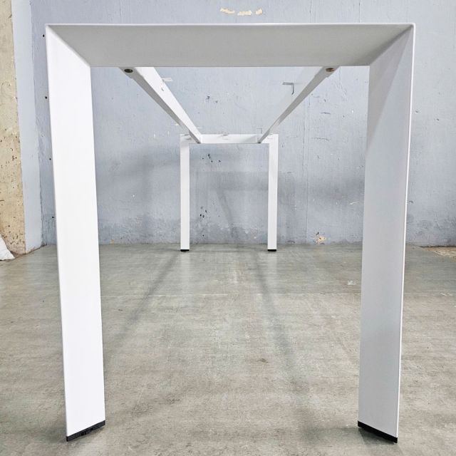 Bàn cụm 2 người 200x60cm gỗ cao su hệ Trian HBTA024