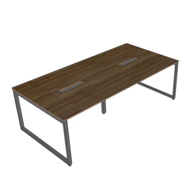 Bàn cụm 4 chô ngồi 240x120cm gỗ plywood HBRT109