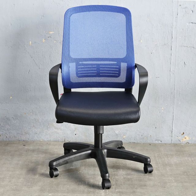 Ghế lưới văn phòng chân xoay khung trắng M1102D-1