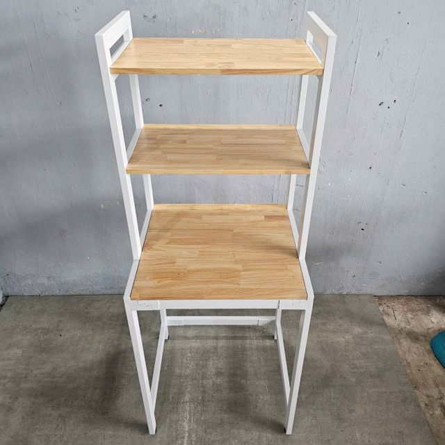 Kệ máy giặt 69x60x178cm gỗ cao su KMG68022