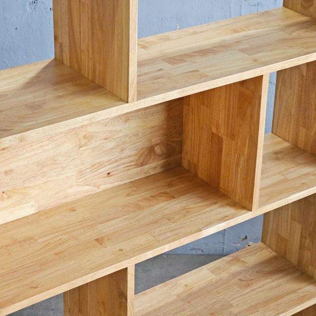 Kệ sách REVON 90x28x185cm gỗ cao su KS68322