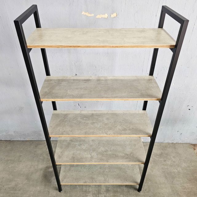 Kệ trang trí GONY 5 tầng gỗ plywood khung sắt lắp ráp KS68257