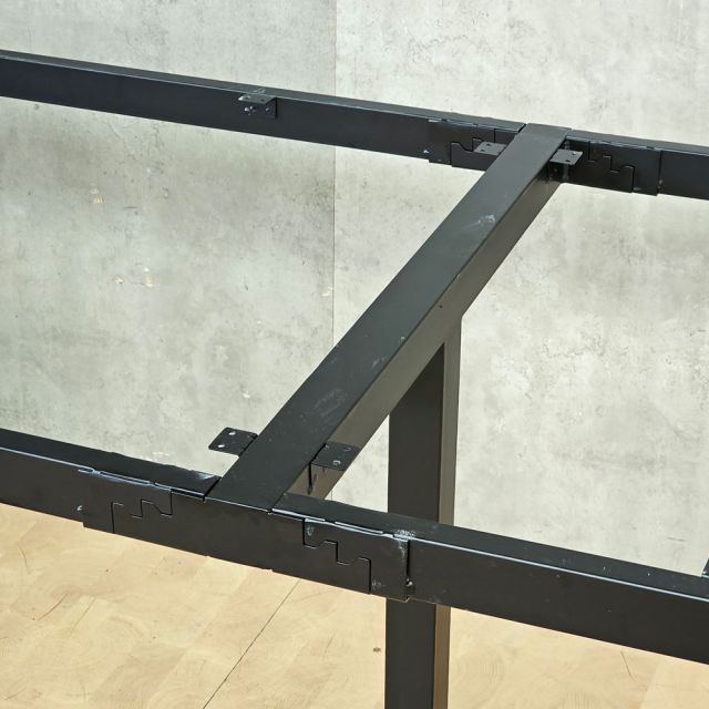 Chân bàn sắt cho bàn họp 240x120cm sơn tĩnh điện HCRT041