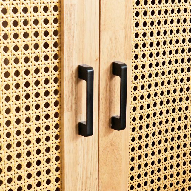 Tủ đựng rác 2 ngăn 80x40x95 gỗ cao su TDR001