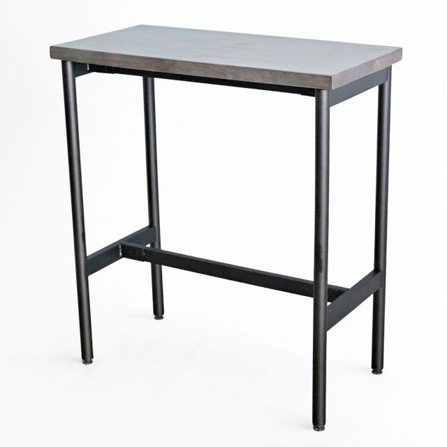 Bàn bar 100x50x110cm gỗ thông chân sắt hệ OMA II HBOM222