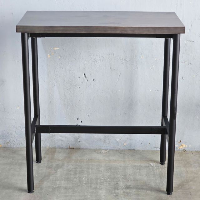 Bàn bar 100x50x110cm gỗ thông chân sắt hệ OMA II HBOM222