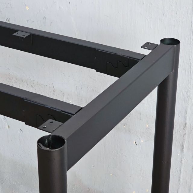 Chân sắt lắp ráp 100x50cm gỗ thông hệ OMA II HBOM222