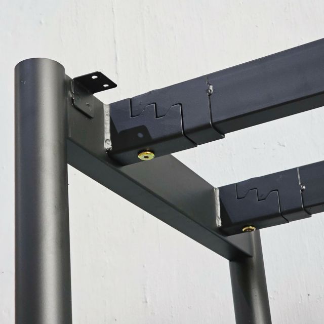 Chân sắt lắp ráp 100x50cm gỗ thông hệ OMA II HBOM222