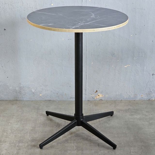 Bàn cafe tròn 60x60cm gỗ plywood vân giả đá CFD68273