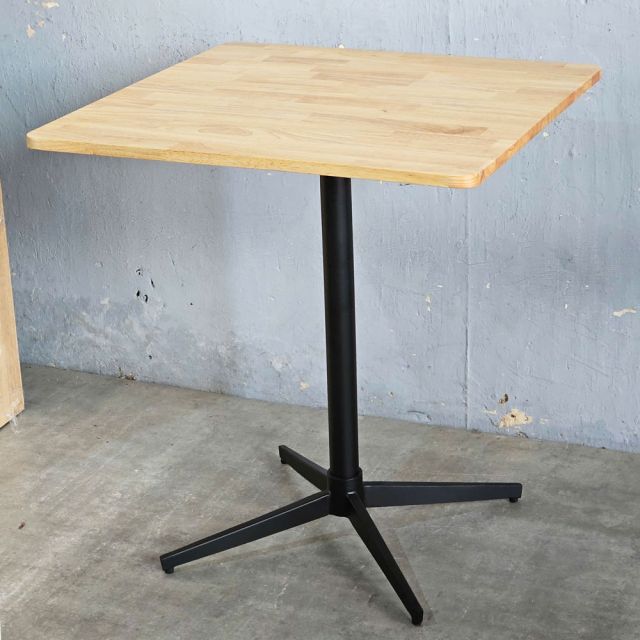 Bàn cafe vuông 70x70cm gỗ cao su CFD68272