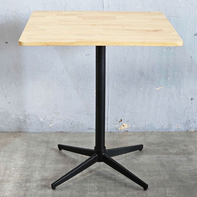 Bàn cafe vuông 70x70cm gỗ cao su CFD68272