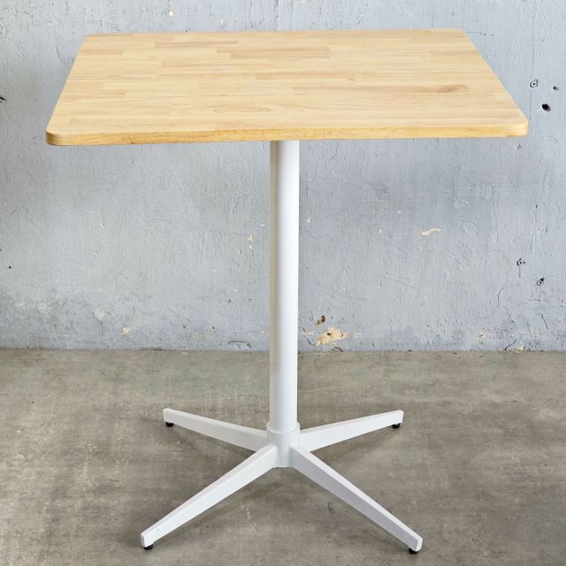 Bàn cafe vuông 70x70cm gỗ cao su CFD68272