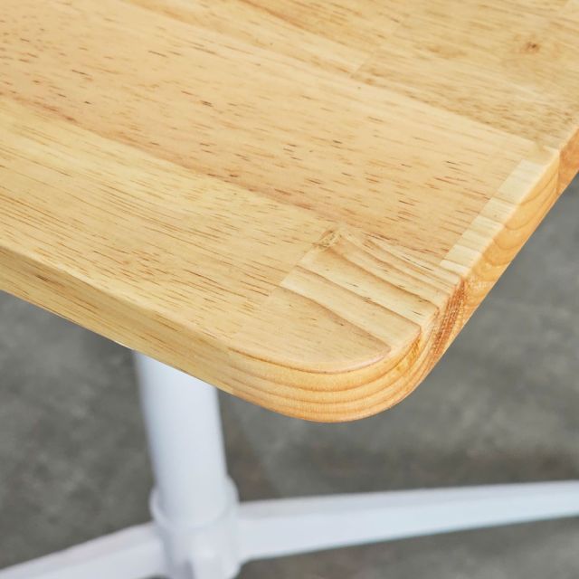 Bàn cafe vuông 70x70cm gỗ cao su CFD68272