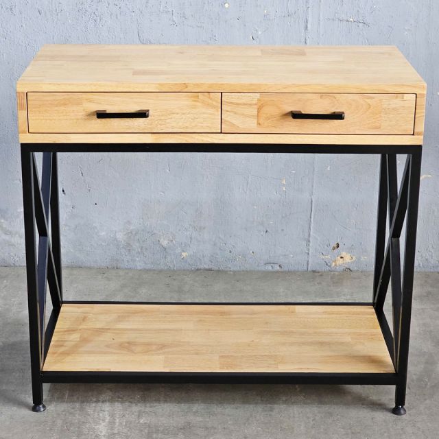Bàn console 80x40x70cm gỗ cao su CST107