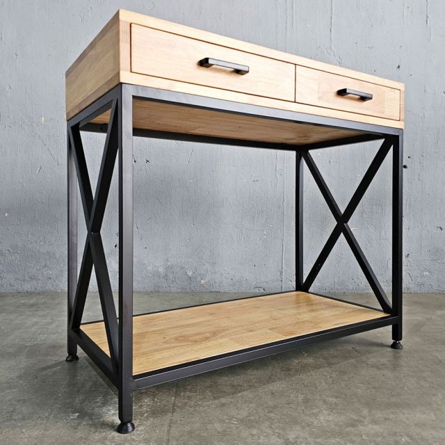 Bàn console 80x40x70cm gỗ cao su CST107