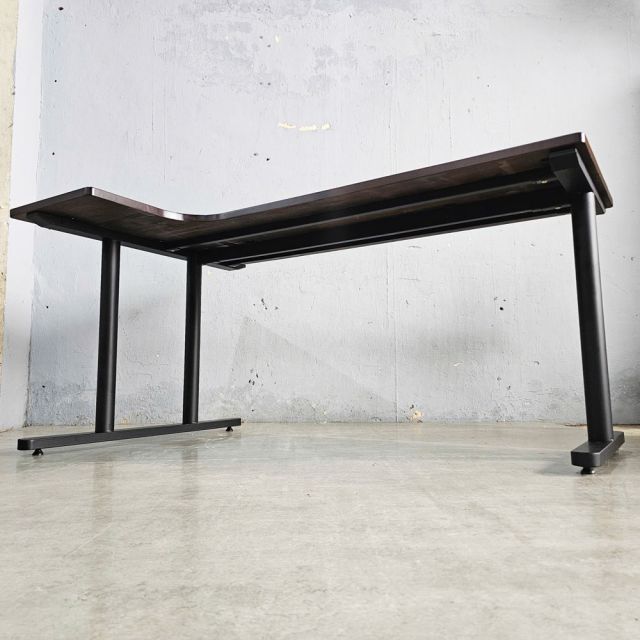 Bàn góc L 160x100cm gỗ tràm hệ TIO HBTO031