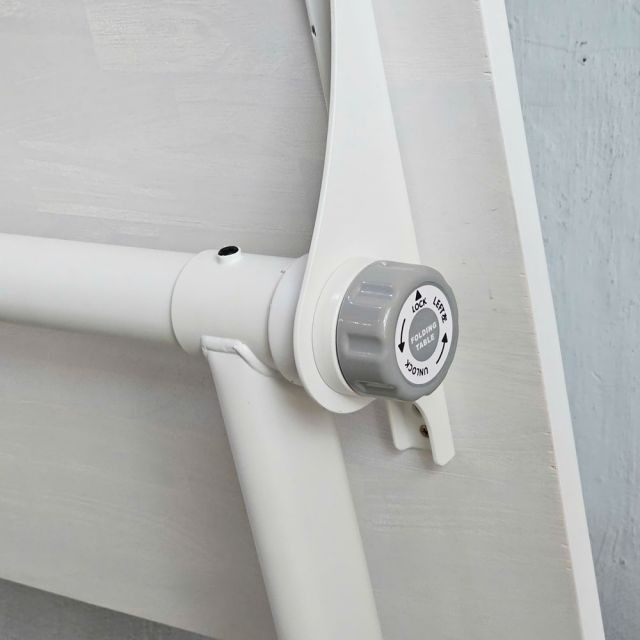 Bàn đào tạo gấp gọn 160x60cm gỗ cao su SPD68247