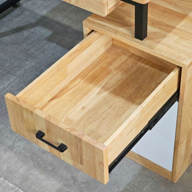 Bàn làm việc PODI 140x60cm gỗ cao su BD68149