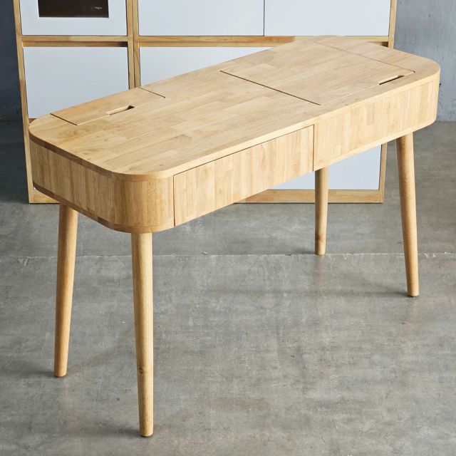 Bàn trang điểm 120x50cm gỗ cao su BTD68075