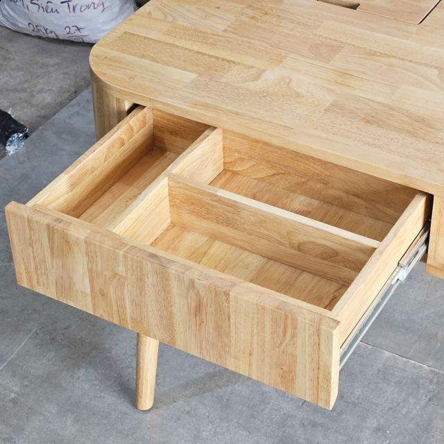 Bàn trang điểm 120x50cm gỗ cao su BTD68075