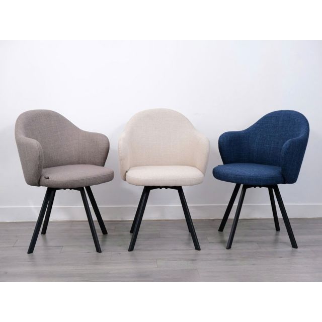 Combo bàn cafe vuông và 2 ghế bọc nệm CBCF341